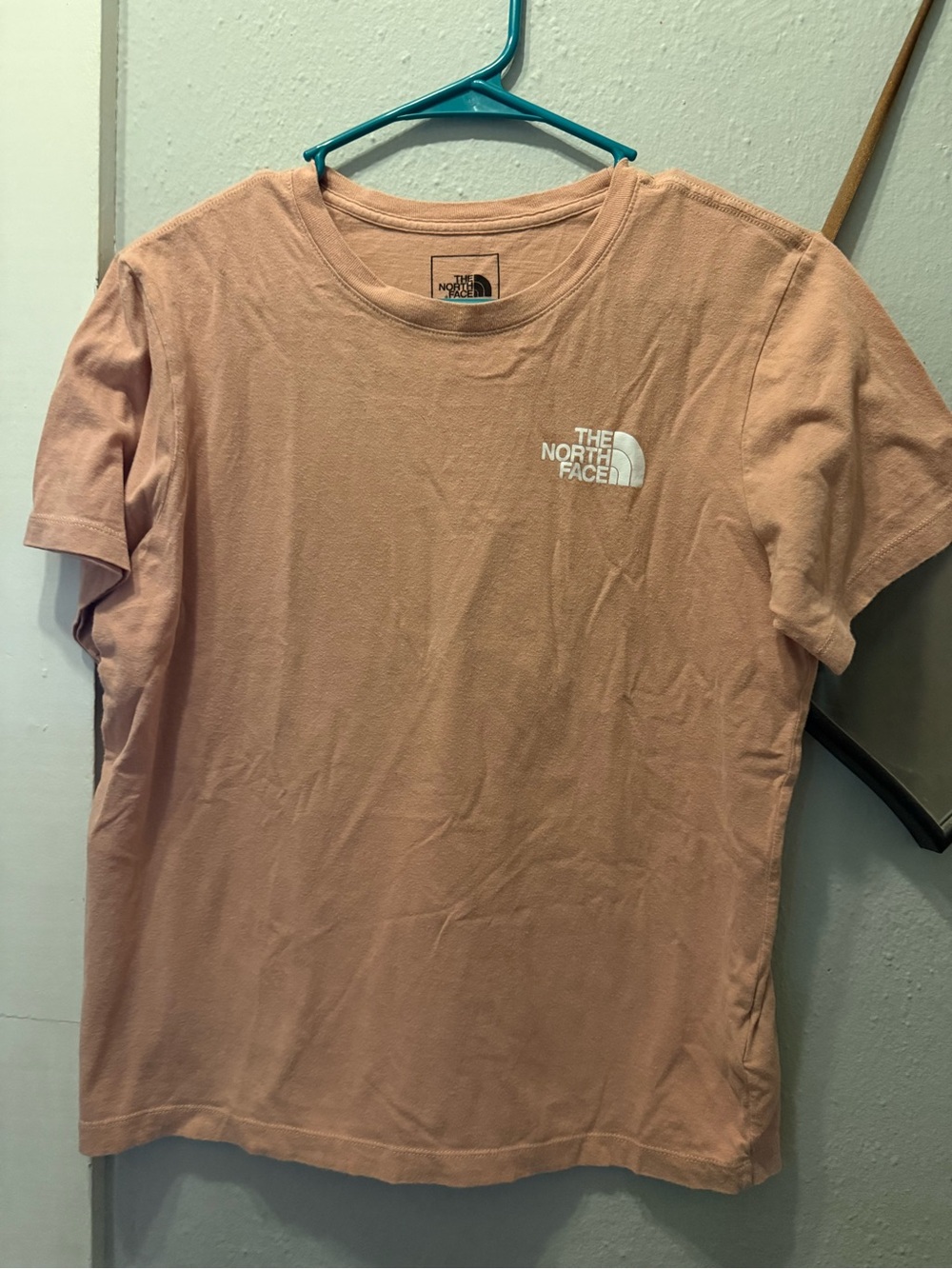 The North Face Women's Short Sleeve Tee - Dusty Pink with White Logo